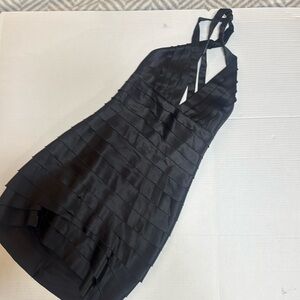 Bcbgmaxazria backless dress size 4